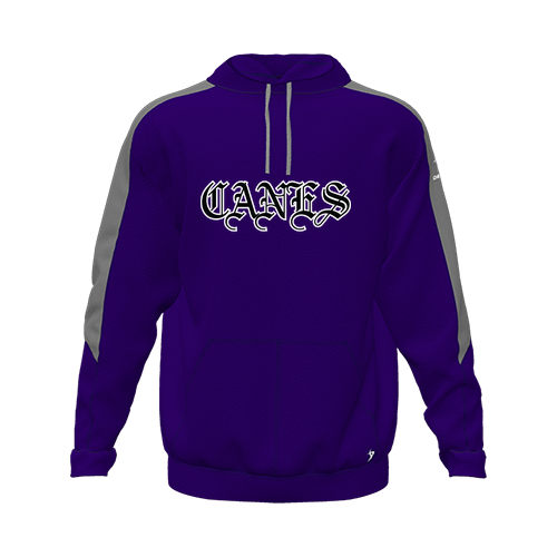 [CUS-DFW-HOOD-FLC-LSL-PUR-YXS-LOGO1] Hoodie (Youth XS, Purple, Logo 1)