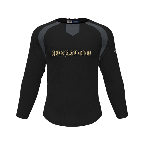 [CUS-DFW-PULL-FLC-CNK-LSL-BLK-YS-LOGO2] Pullover (Youth S, Black, Logo 2)