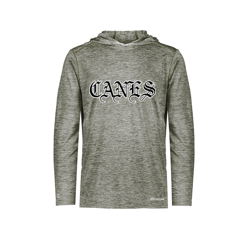 [FOLHCGGY-AS-LOGO1] Decker Men's Charge Hoodie (Adult S, Gray, Logo 1)